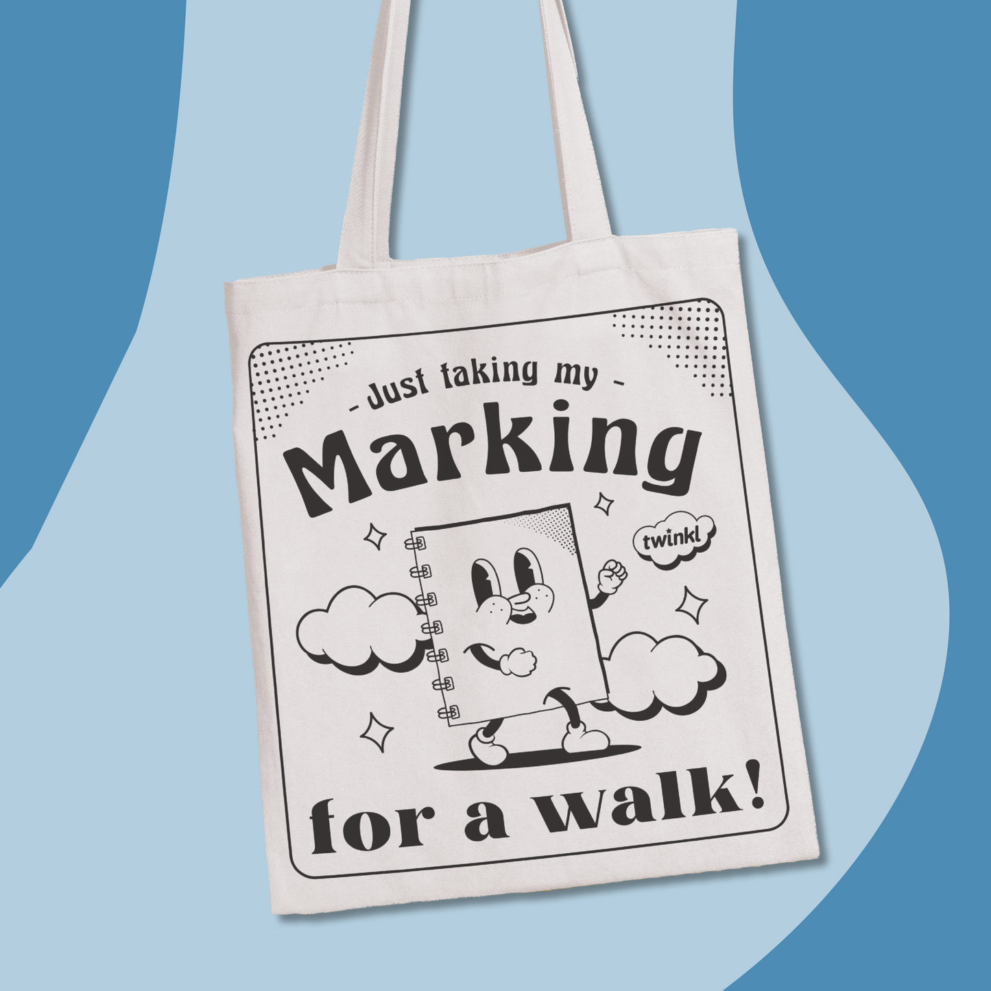 Just Taking My Marking For A Walk Tote Bag