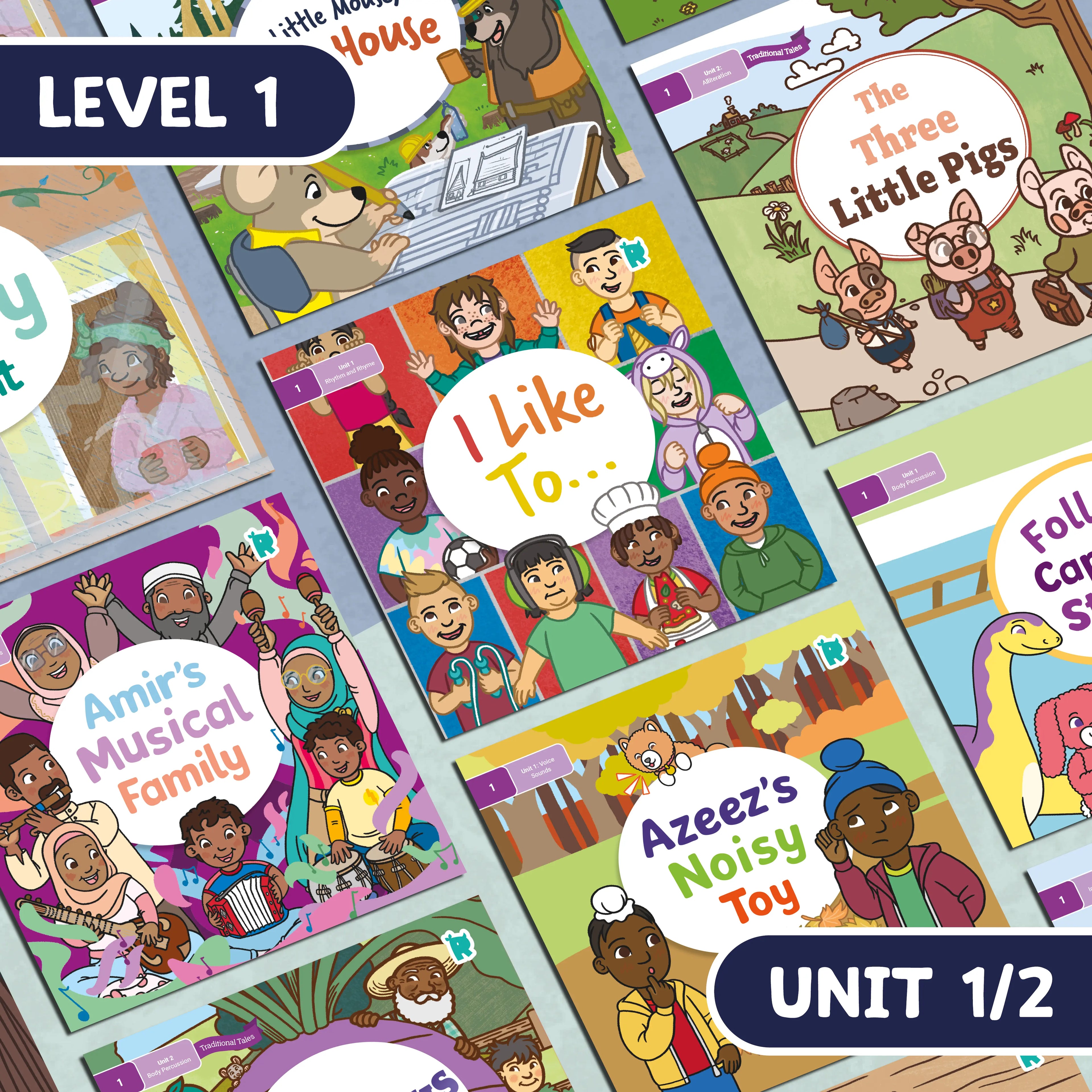 Twinkl Rhino Readers Level 1 Units 1/2: Building Foundations for Reading Success