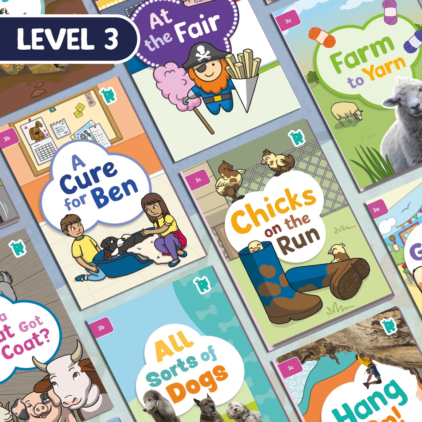 Twinkl Rhino Readers - 24 Decodable Reading Books - Level 3