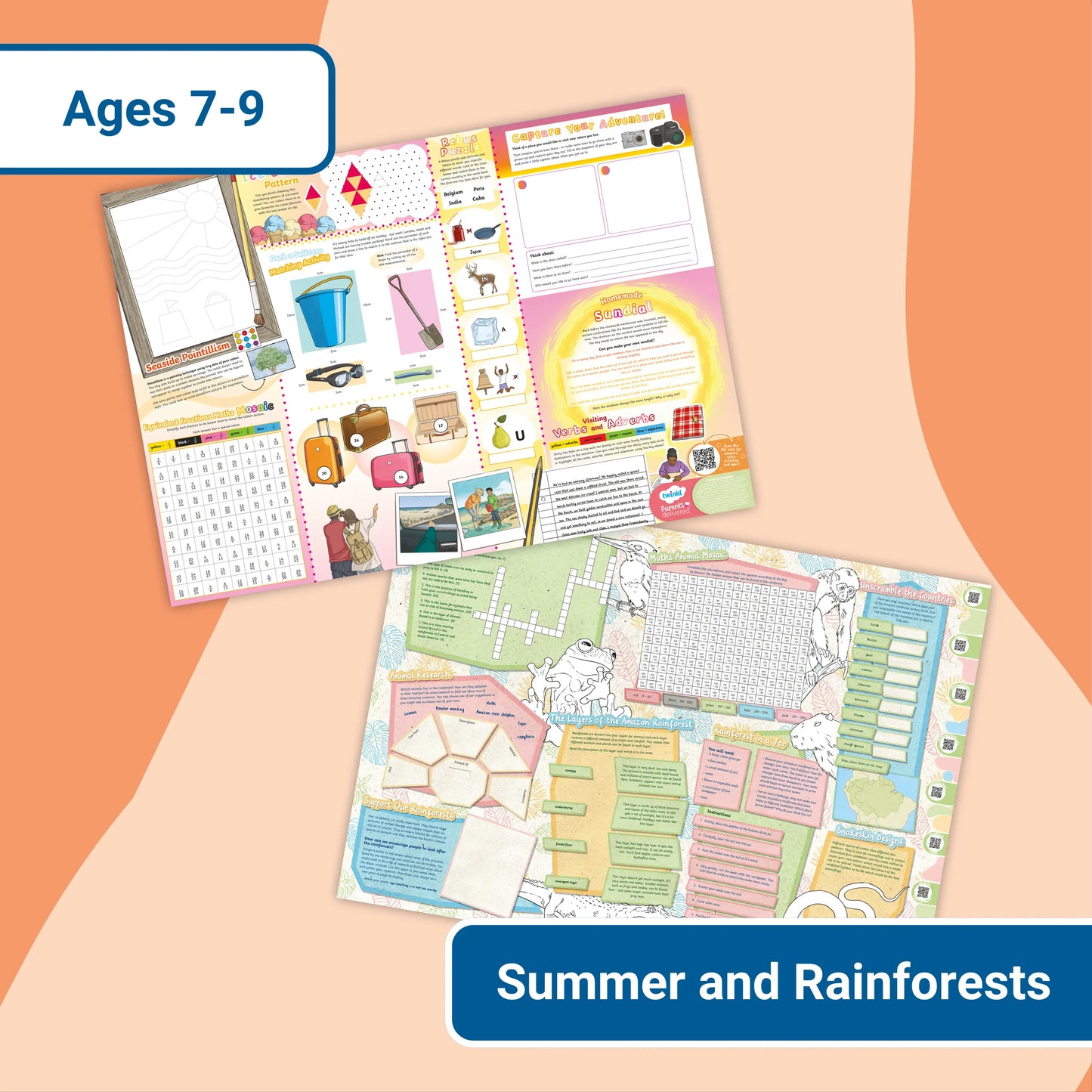 Giant Activity Mat - Summer and Rainforests