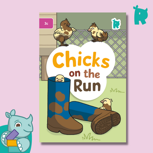 Twinkl Rhino Readers - Chicks on the Run (Level 3c)