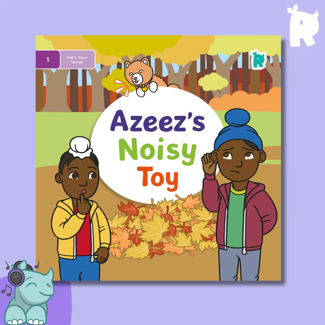 Twinkl Rhino Readers - Azeez's Noisy Toy (Level 1 / Unit 1)