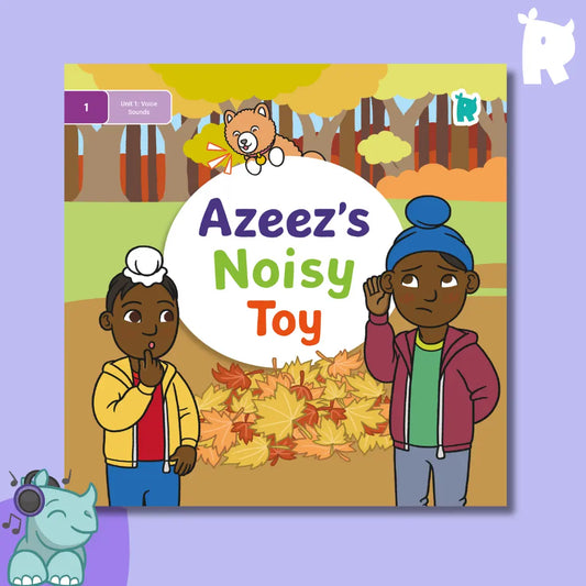 Twinkl Rhino Readers - Azeez's Noisy Toy (Level 1 / Unit 1)