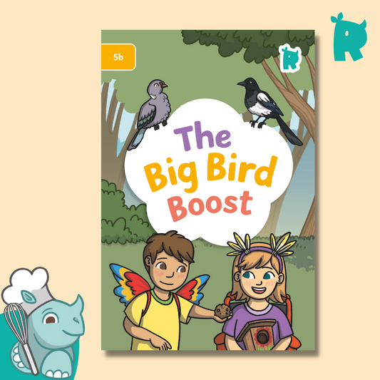 Twinkl Rhino Readers - Level 5b The Big Bird Boost