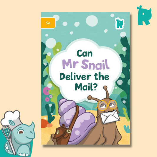 Twinkl Rhino Readers - Can Mr Snail Deliver the Mail? (Level 5a)