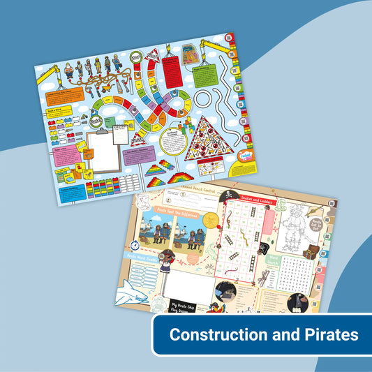 Giant Activity Mat - Pirates & Construction