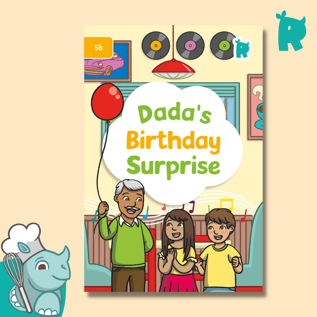 Twinkl Rhino Readers - Level 5b Dada's Birthday Surprise