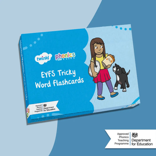 Twinkl Phonics - EYFS Tricky Word Flashcards