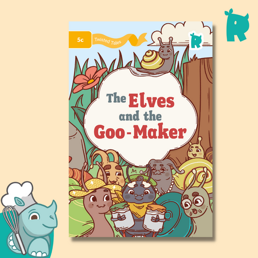 Twinkl Rhino Readers - Level 5c The Elves and the Goo-Maker