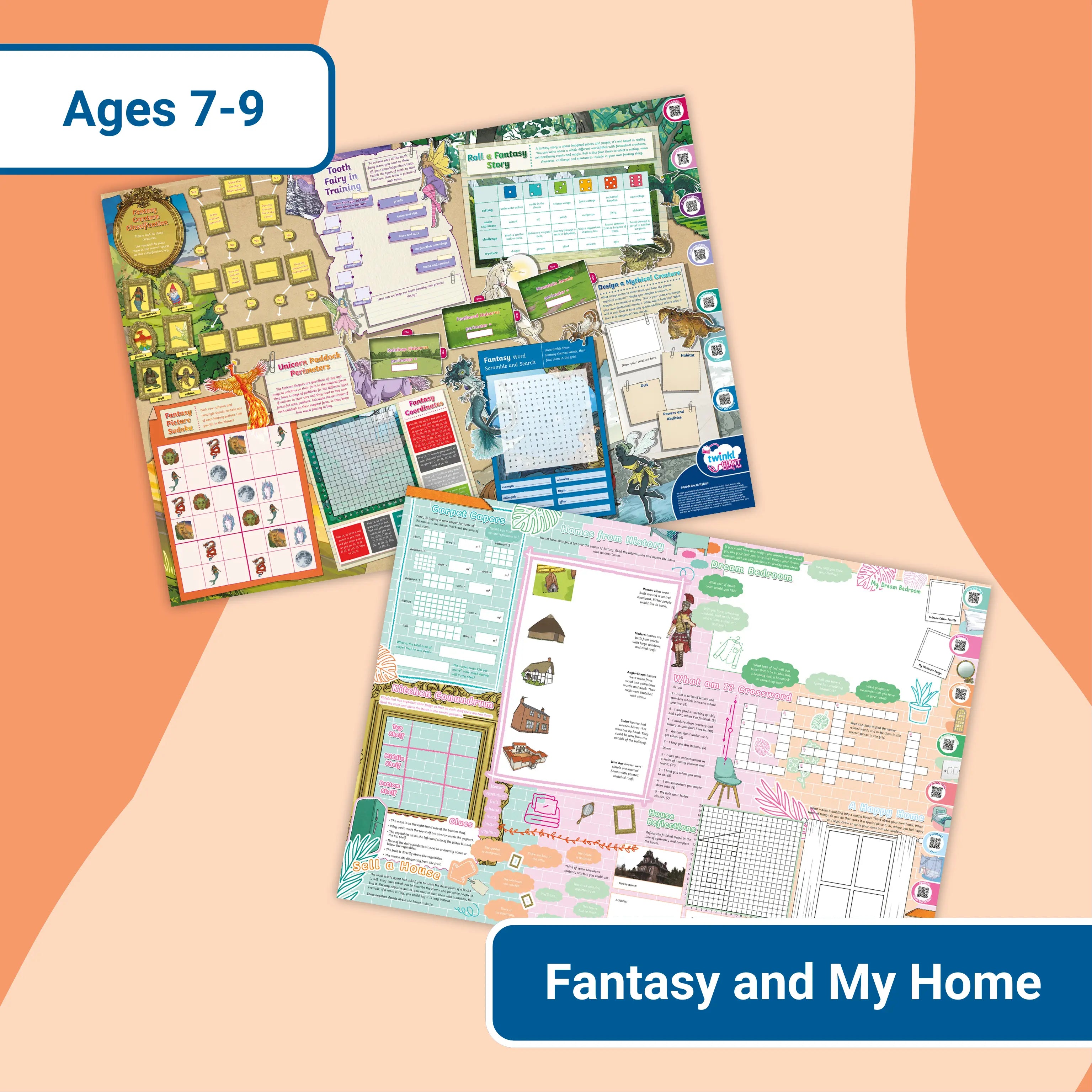 Giant Activity Mat - Fantasy and My Home