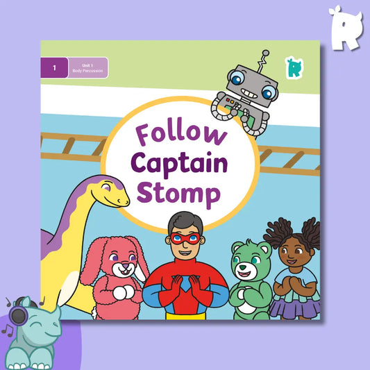 Twinkl Rhino Readers - Follow Captain Stomp (Level 1 / Unit 1)