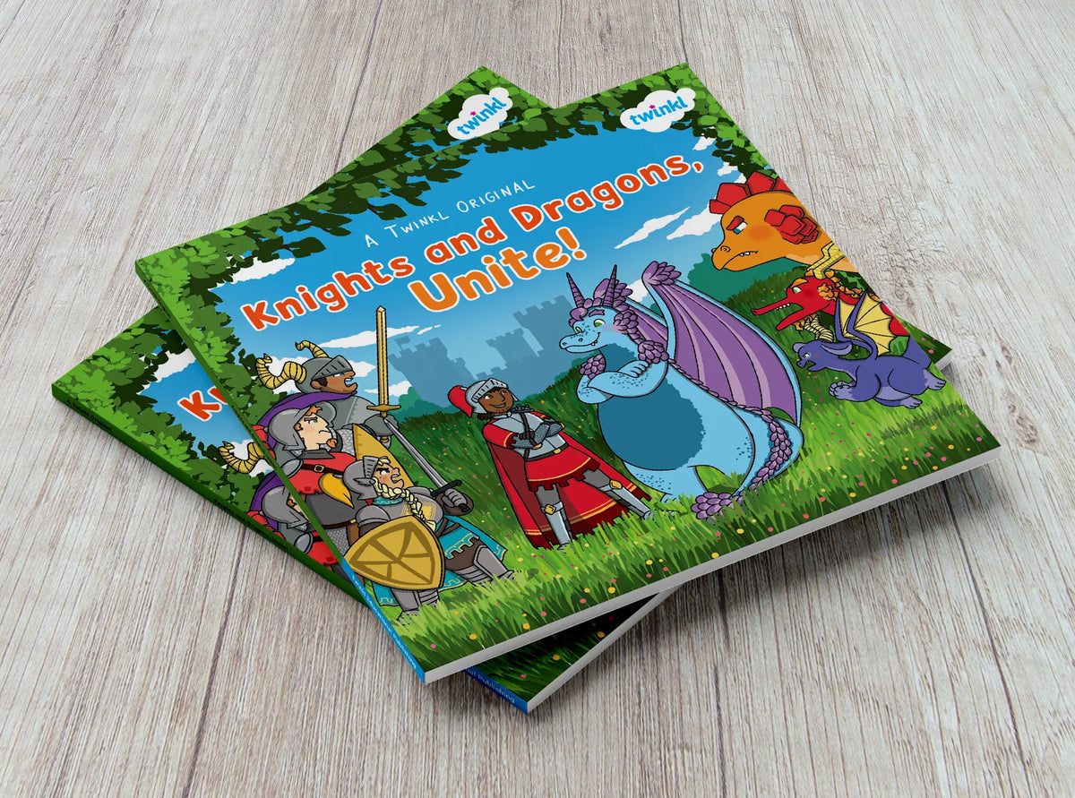 Knight Math Publishing Knights and Dragons, Unite! - Age 3-7 | Book – Twinkl Educational ...