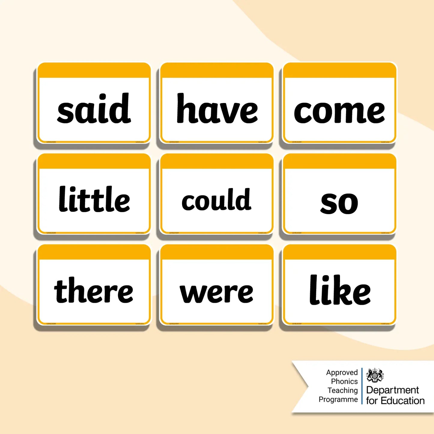 Twinkl Phonics - Level 5 Common Exception Words Flashcards