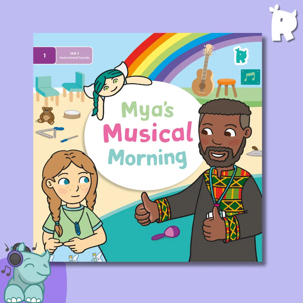 Twinkl Rhino Readers - Mya’s Musical Morning (Level 1 / Unit 3)