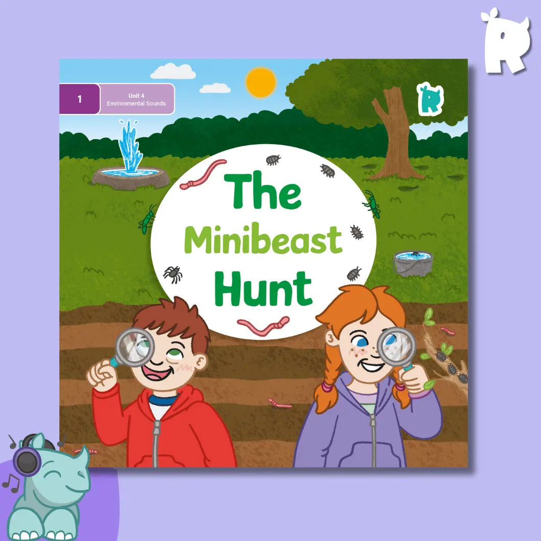 Twinkl Rhino Readers - The Minibeast Hunt (Level 1 / Unit 4)
