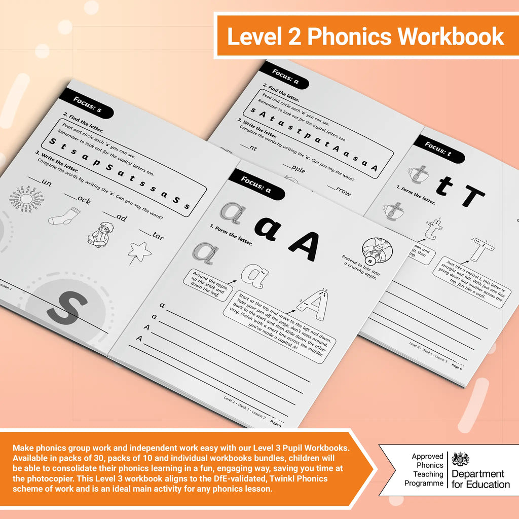 Twinkl Phonics – Level 2 Workbook