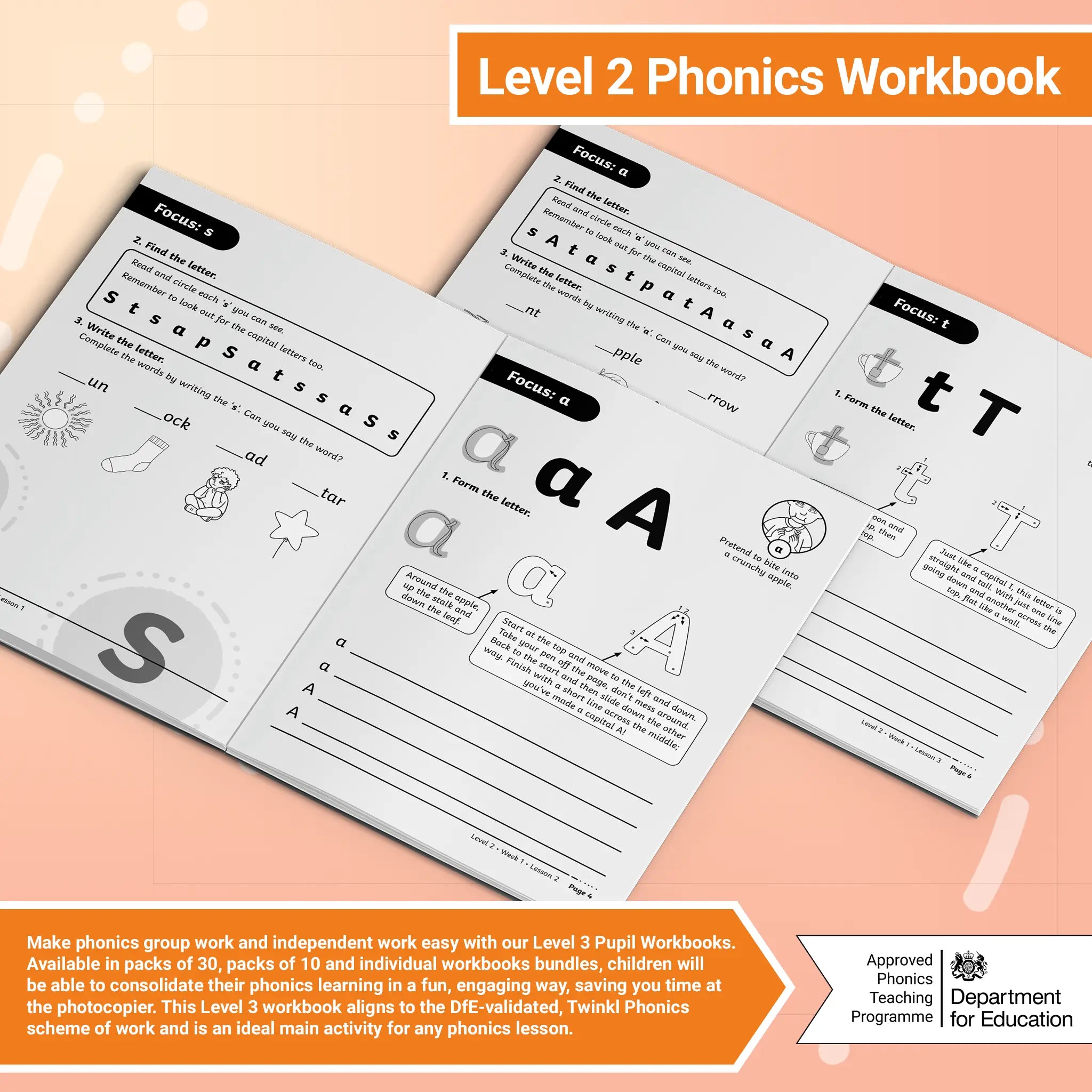 Twinkl Phonics – Level 2 Workbook