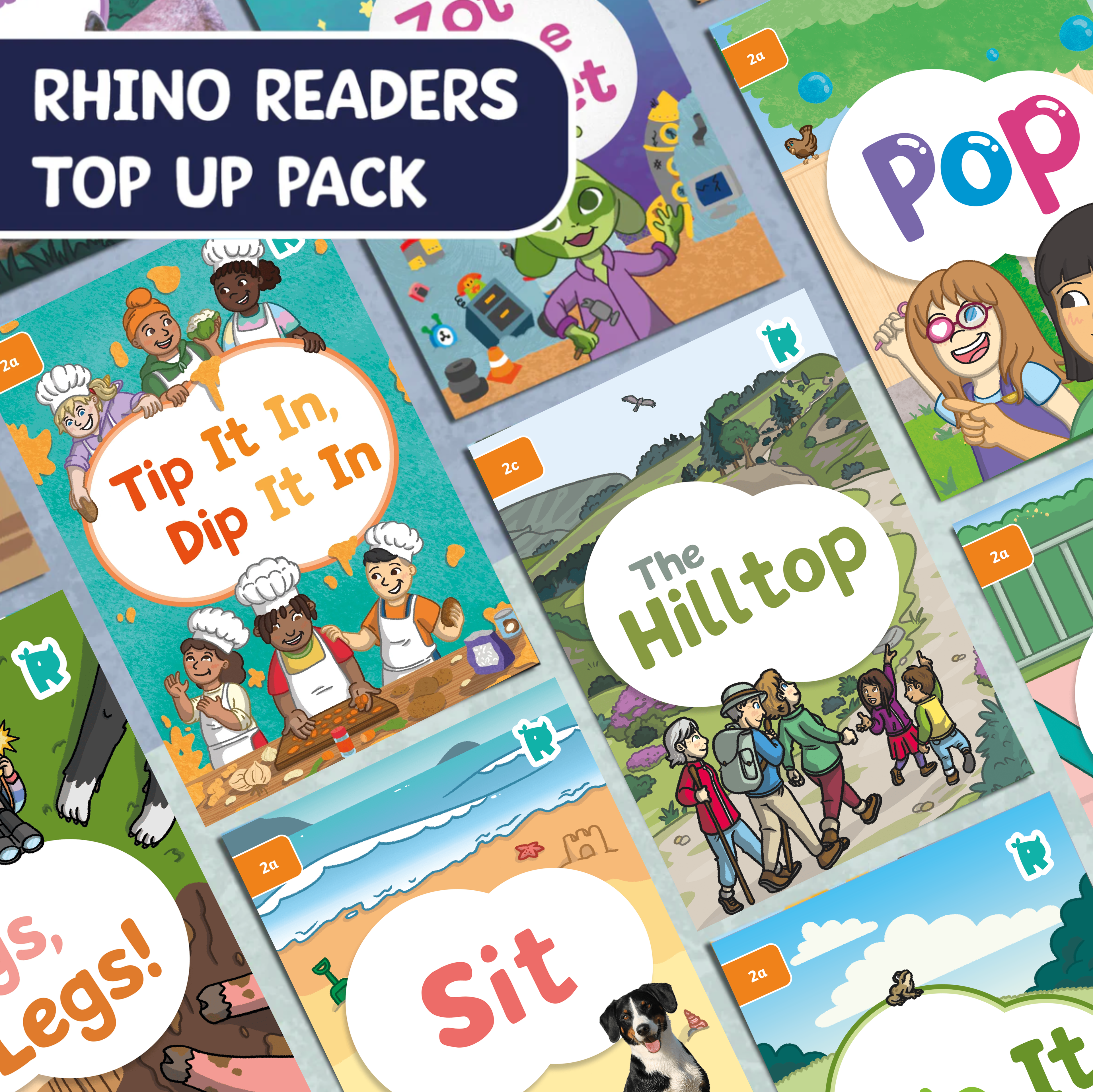 Twinkl Rhino Readers - Level 2 Top Up Pack (Pre-Order)