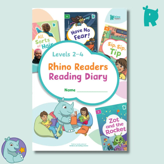 Rhino Readers - Reading Diary Levels 2 - 4 (30 pack)