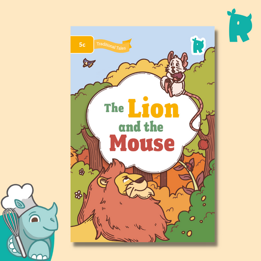 Twinkl Rhino Readers - The Lion and the Mouse (Level 5c)