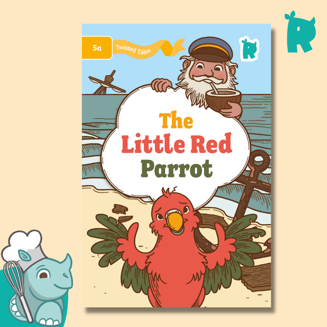Twinkl Rhino Readers - Level 5a The Little Red Parrot