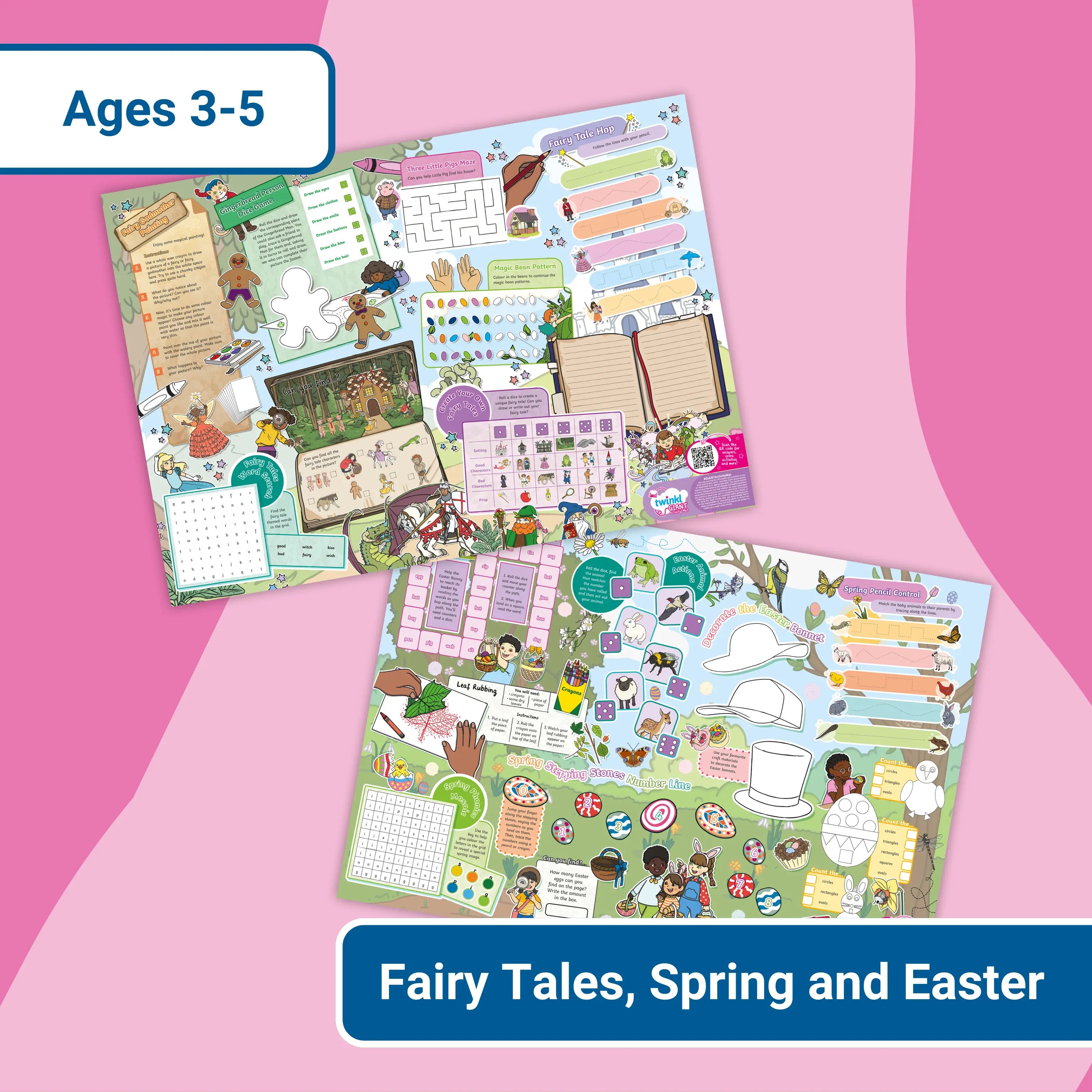 Giant Activity Mats - Fairy Tales, Spring and Easter