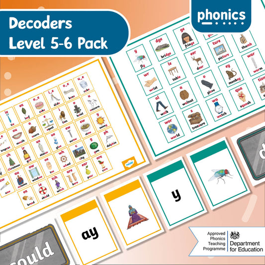 Twinkl Phonics - Decoders Level 5-6 Packs