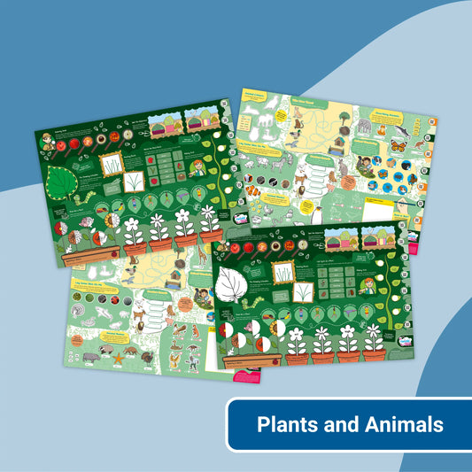 GIANT Activity Mats - Animals and Plants