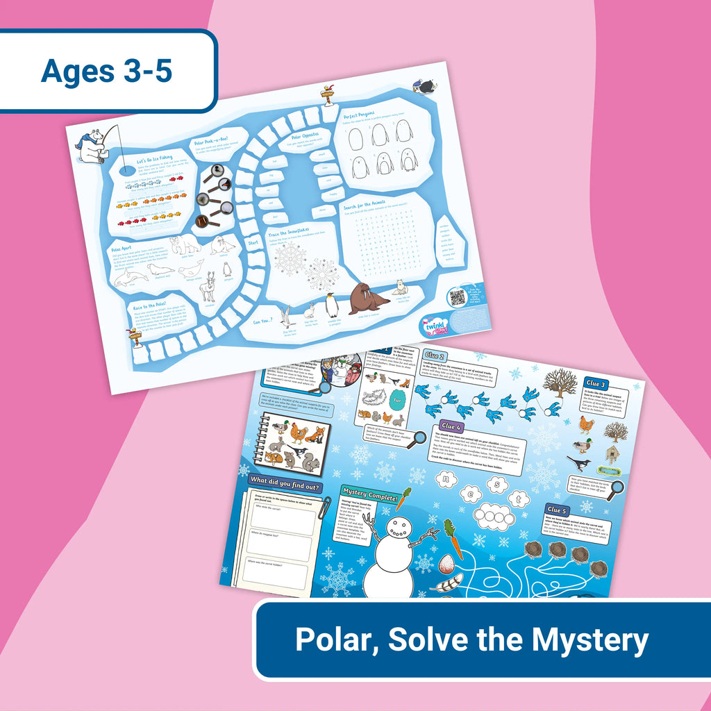 Giant Activity Mats - Polar, Solve the Mystery
