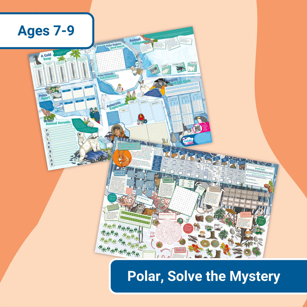 Giant Activity Mats - Polar, Solve the Mystery