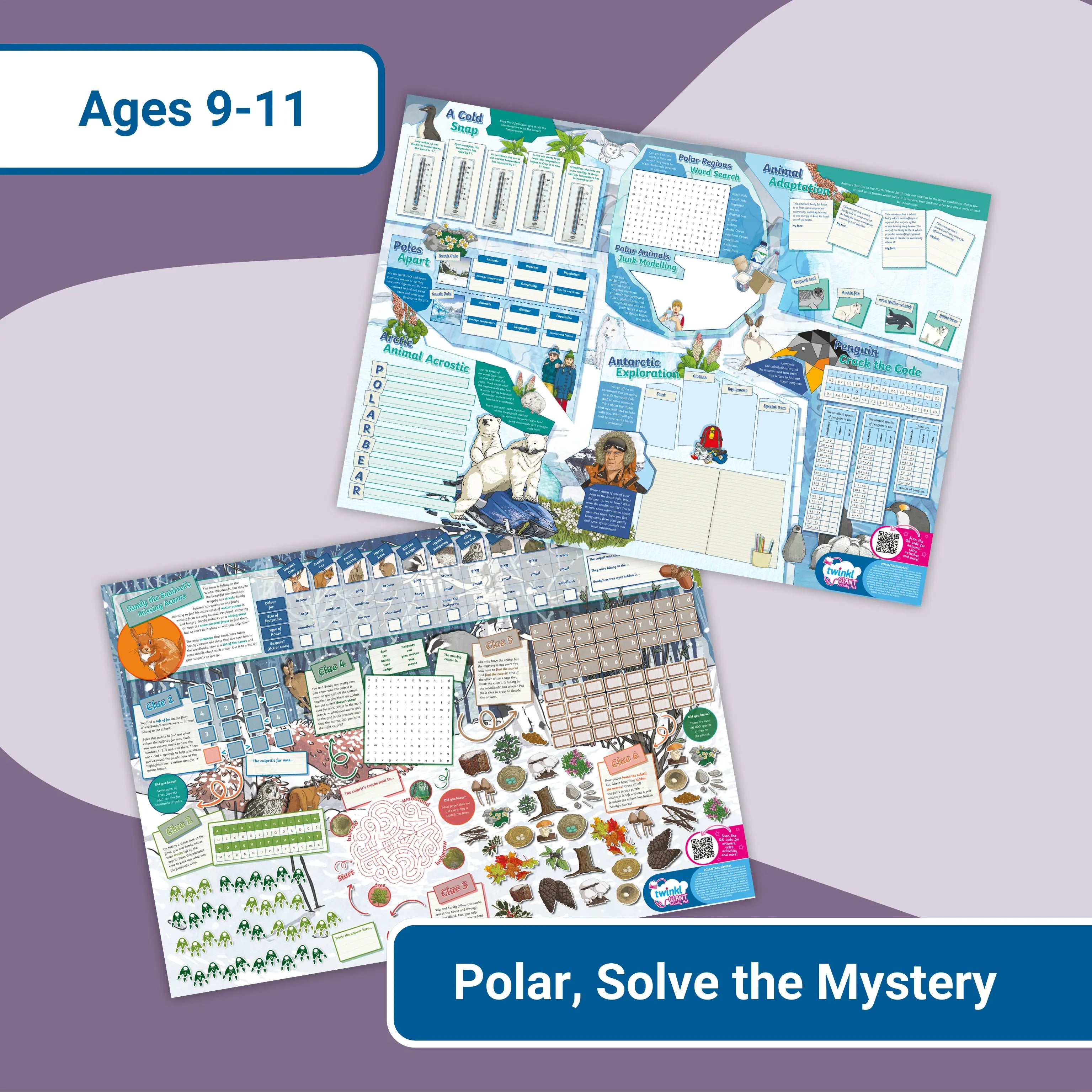 Giant Activity Mats - Polar, Solve the Mystery