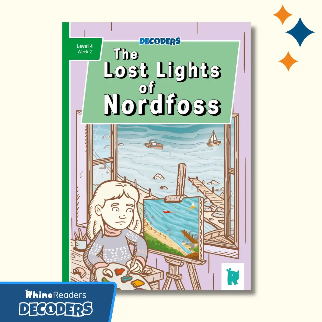 Twinkl Rhino Readers Decoders - The Lost Lights of Nordfoss (Level 4 / Week 2)