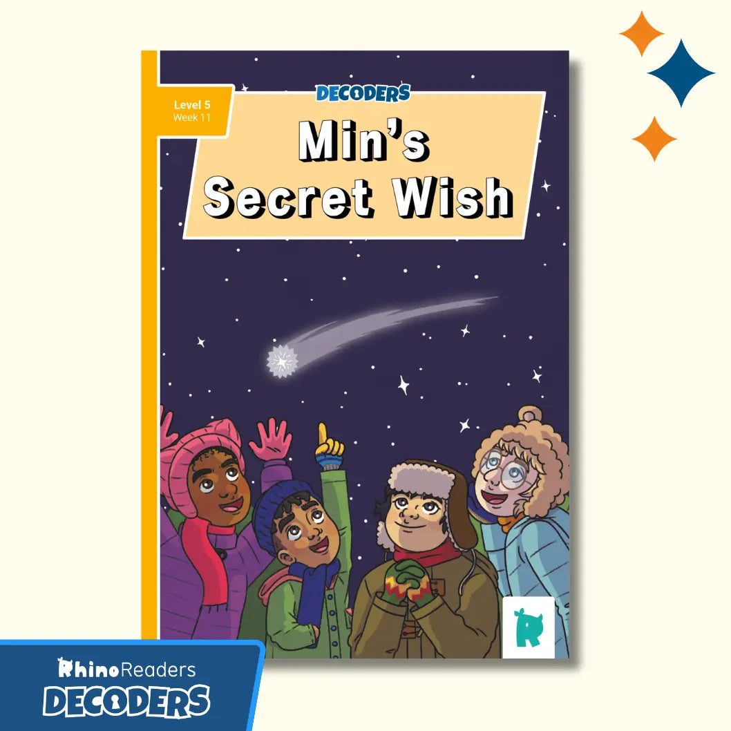 Twinkl Rhino Readers Decoders - Min's Secret Wish (Level 5 / Week 11)