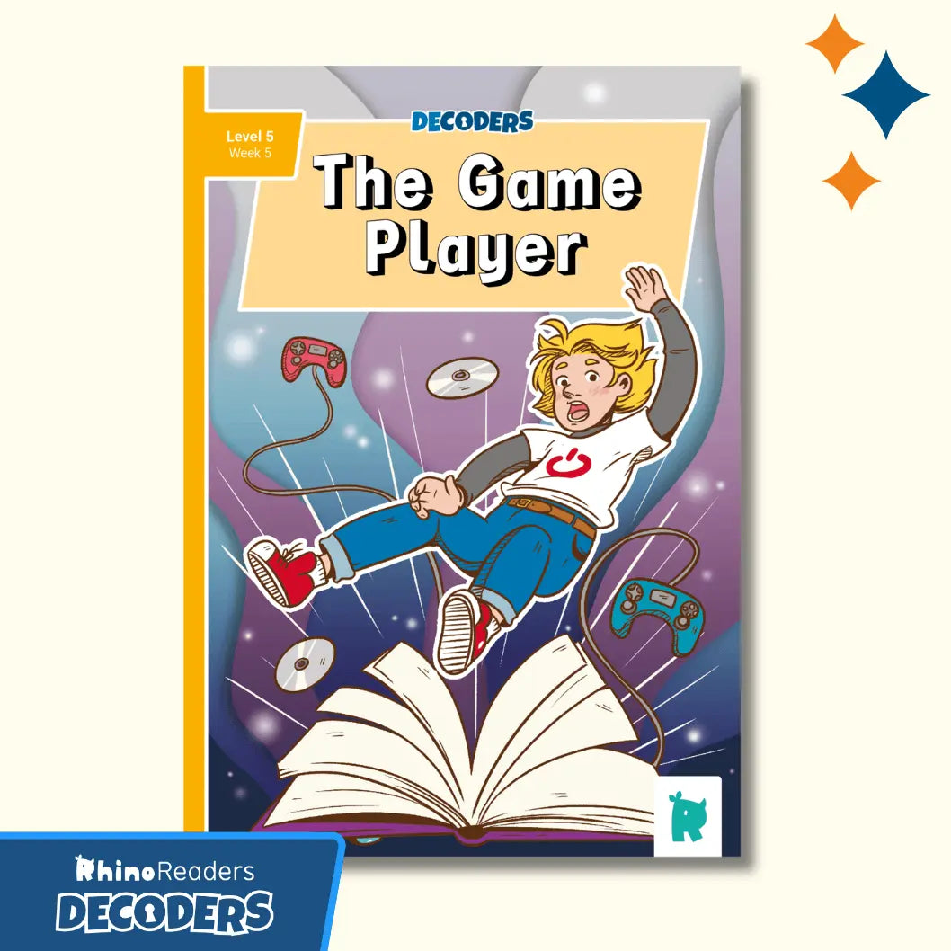 Twinkl Rhino Readers Decoders - The Game Player (Level 5 / Week 5)