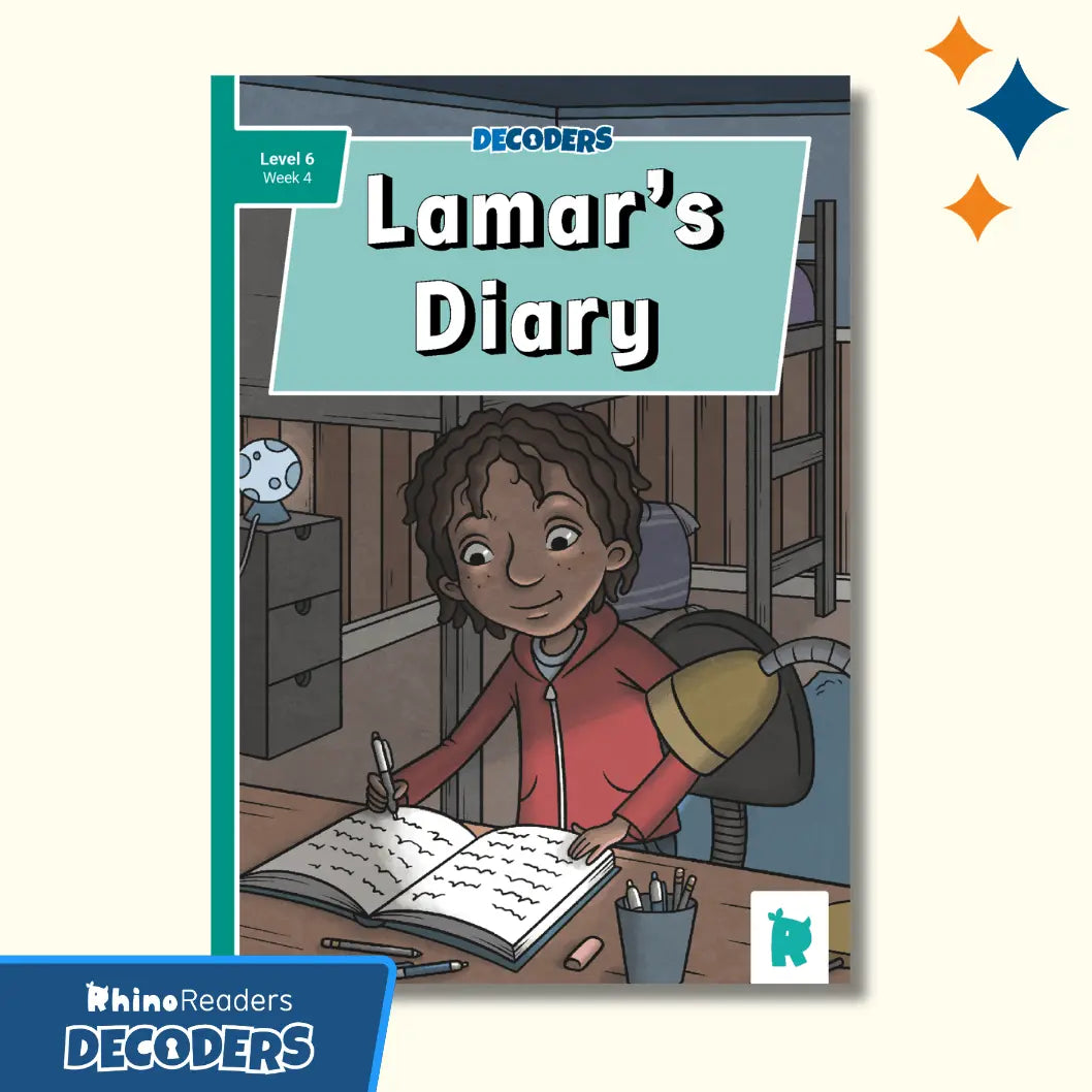 Twinkl Rhino Readers Decoders - Lamar's Diary (Level 6 / Week 4)