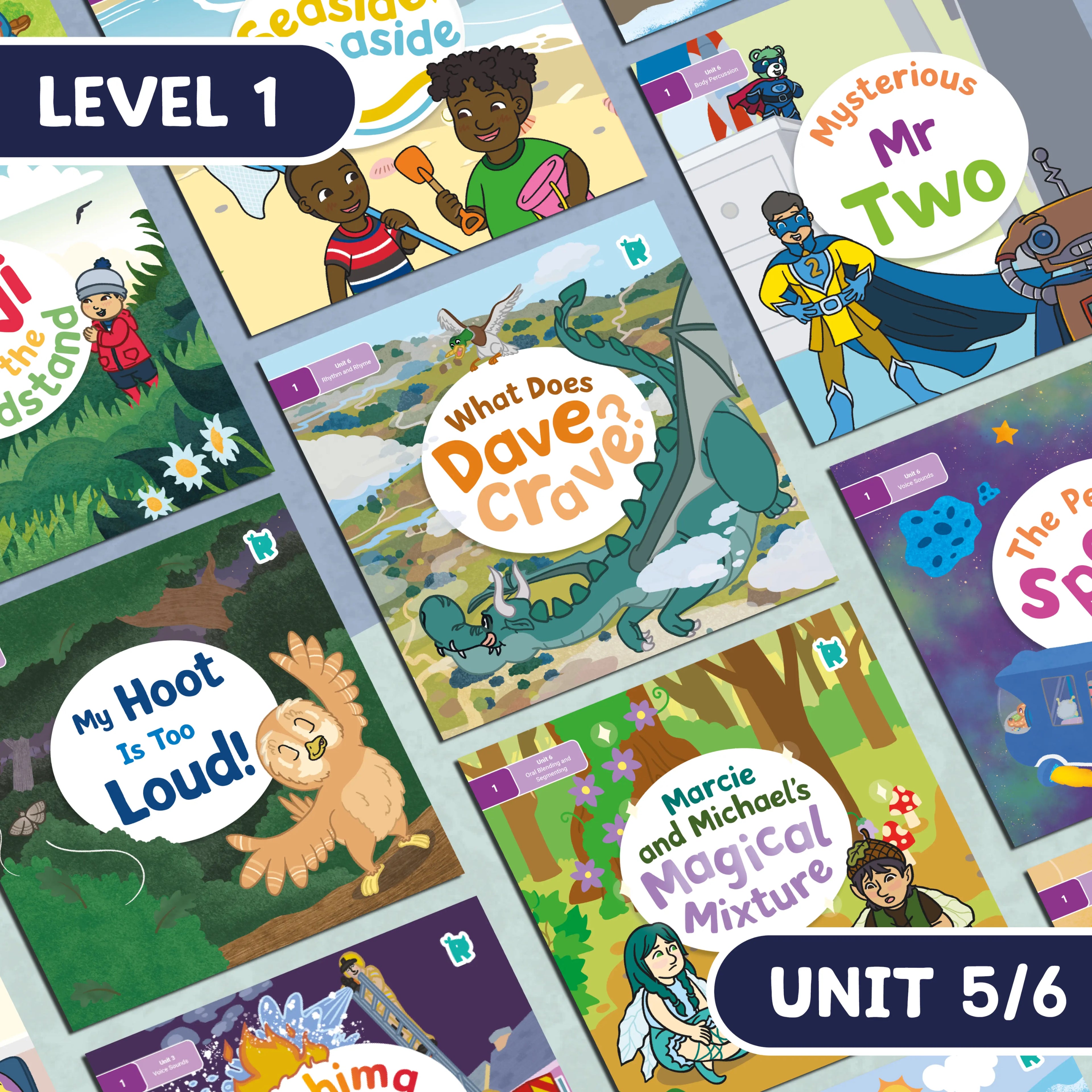 Twinkl Rhino Readers Level 1 Units 5/6: Building Foundations for Reading Success