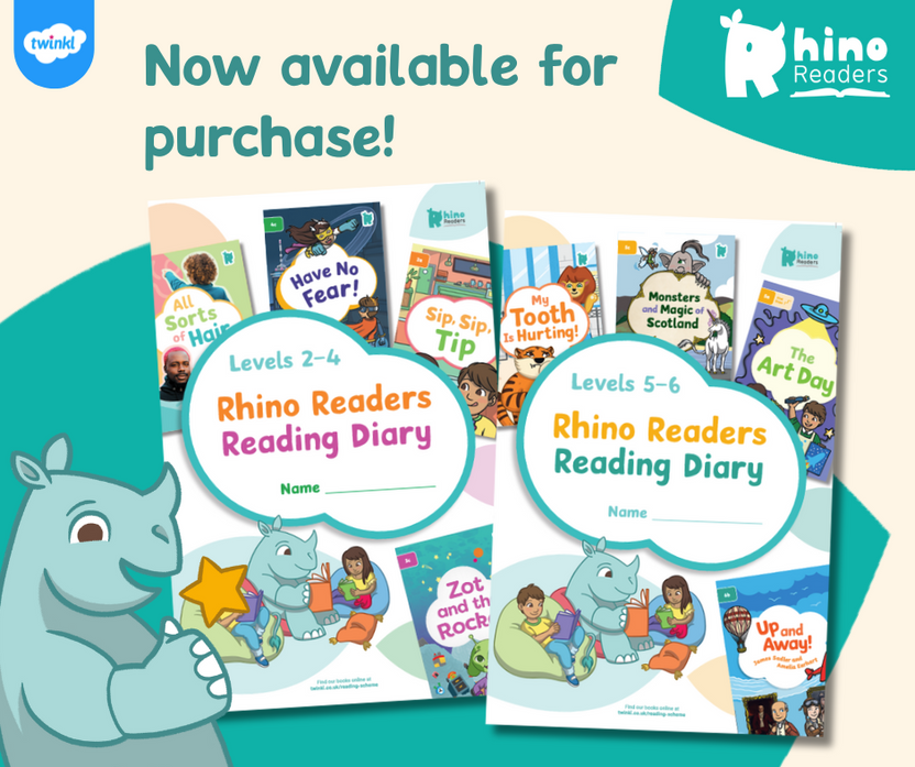 Twinkl Rhino Readers - Reading Diaries – Twinkl Educational Publishing