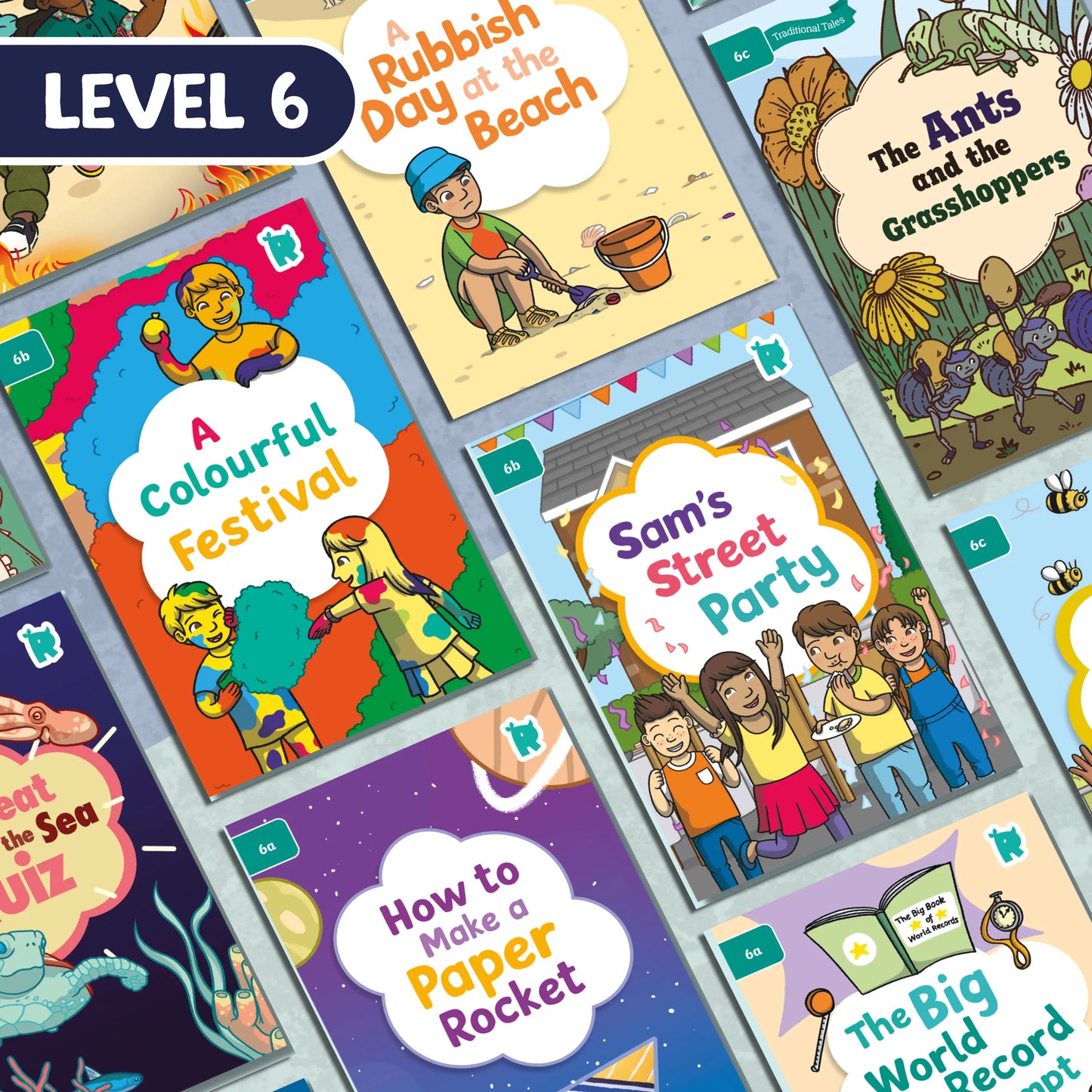 Twinkl Rhino Readers - 20 Decodable Reading Books - Level 6