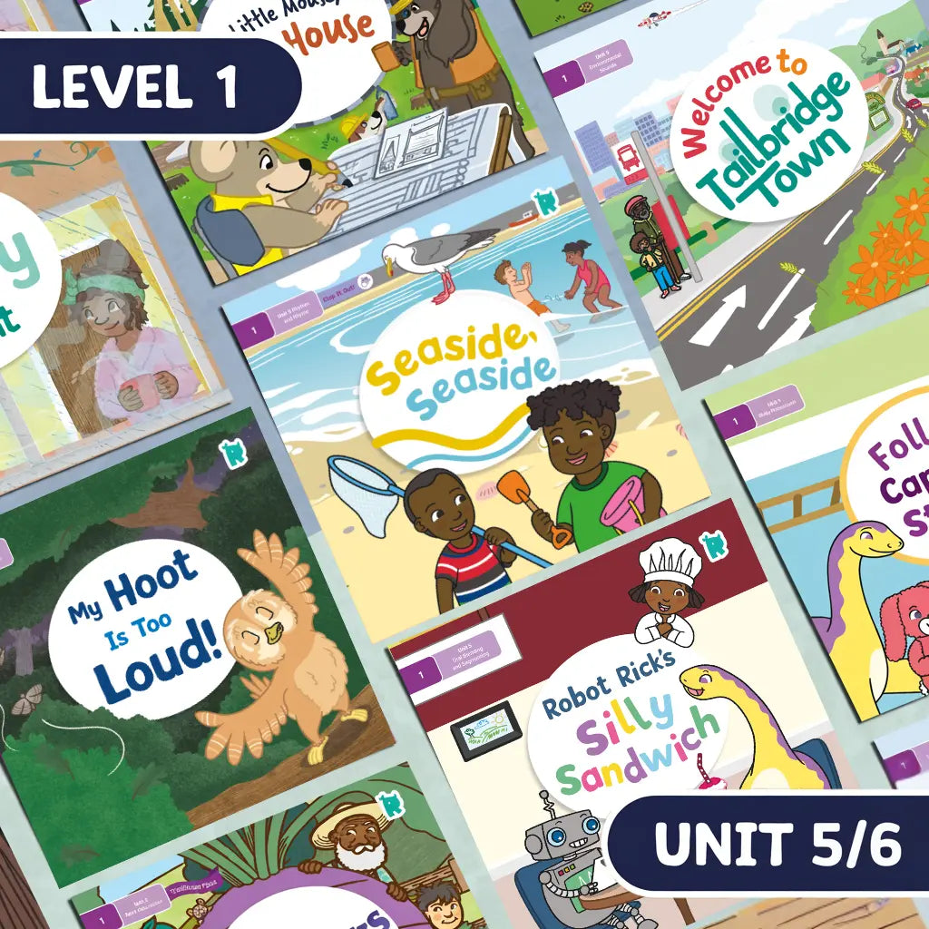 Twinkl Rhino Readers Level 1 Units 5/6: Building Foundations for Reading Success