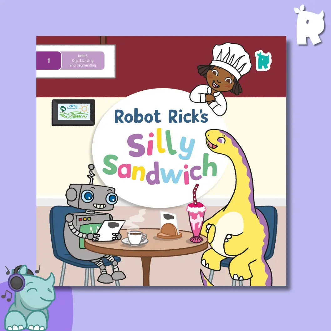 Twinkl Rhino Readers – Robot Rick's Silly Sandwich (Level 1 / Unit 5)