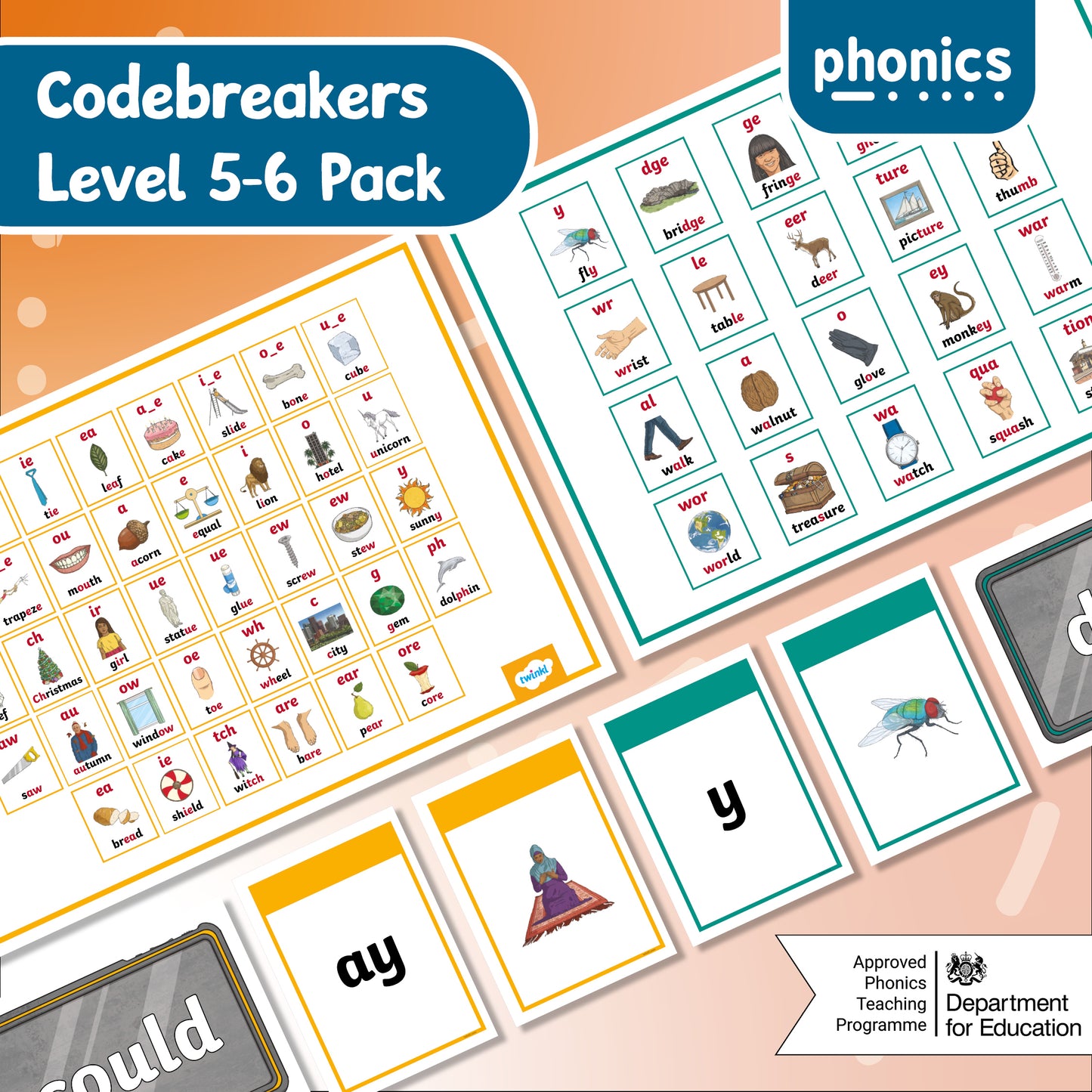 Twinkl Phonics - Codebreakers Level 5-6 Packs