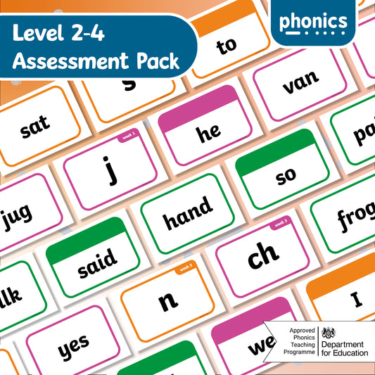 Twinkl Phonics - Level 2-4 Assessment Pack