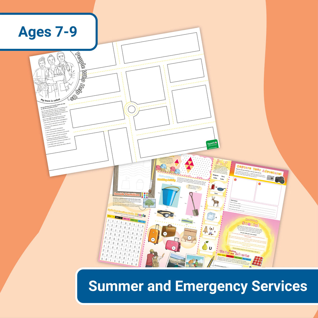 Giant Activity Mats - Summer and People Who Help Us/Emergency Services