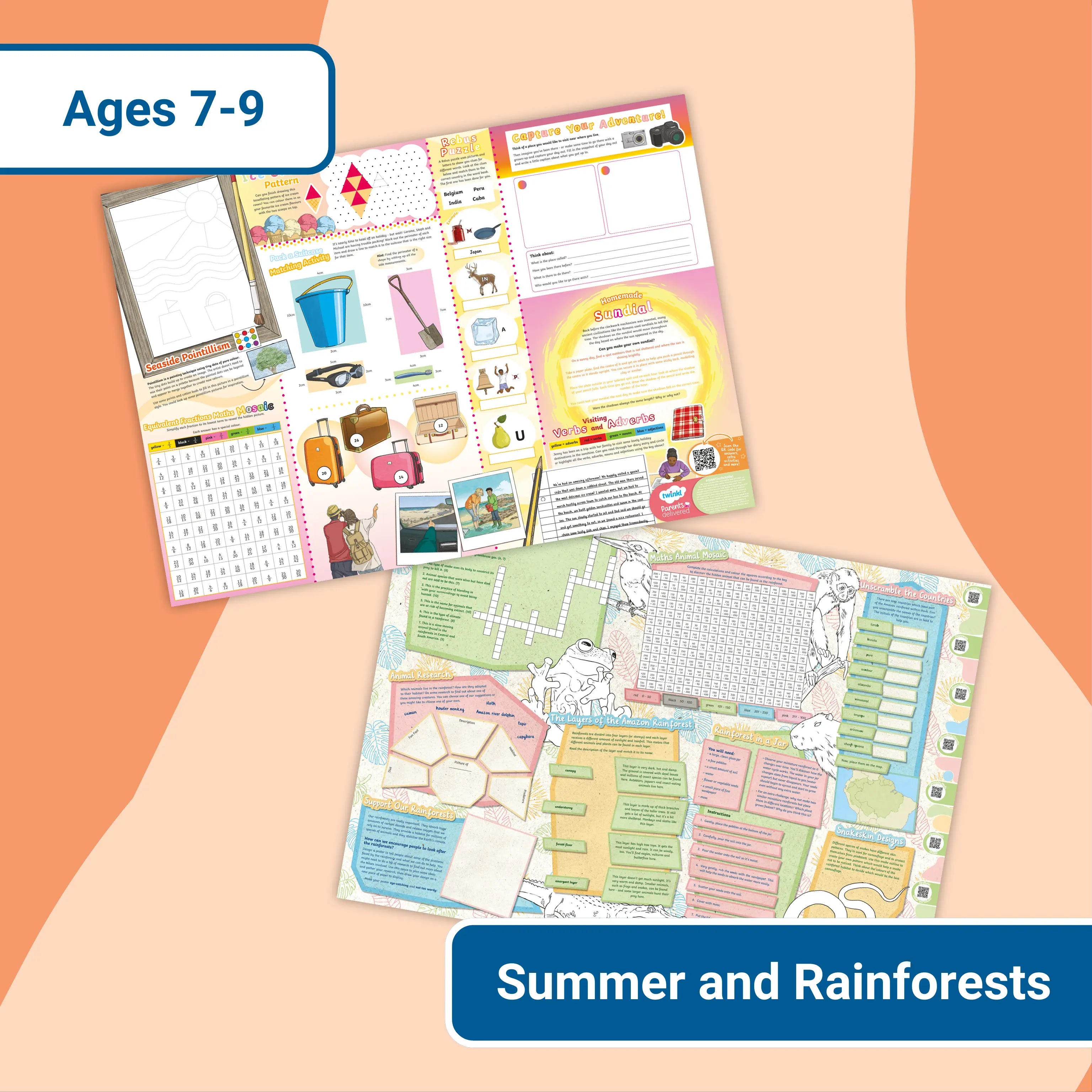 Giant Activity Mat - Summer and Rainforests