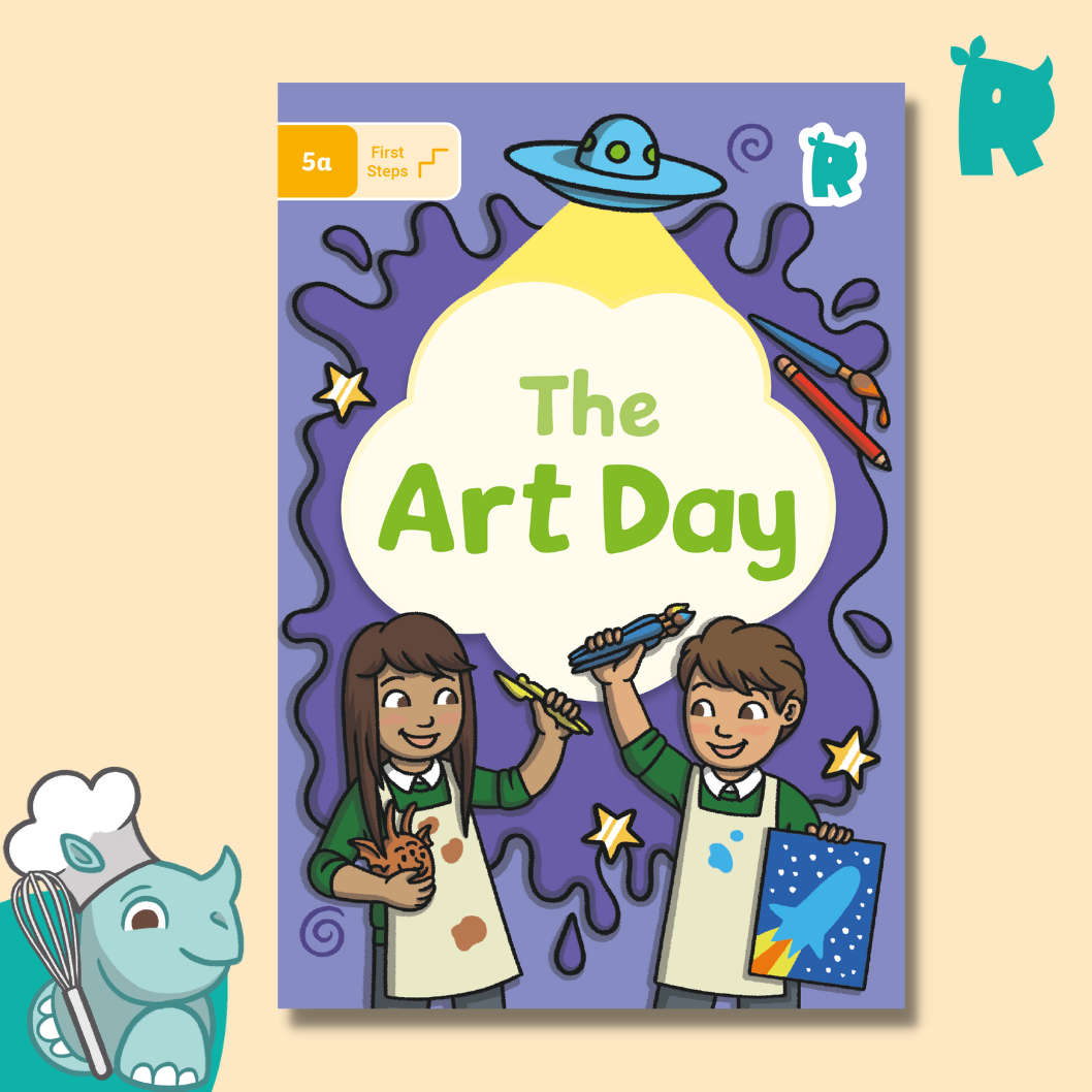 Twinkl Rhino Readers - First Steps: The Art Day - (Level 5a)
