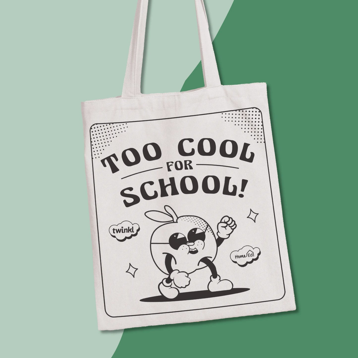 Twinkl Home Ed Mascot Tote Bag