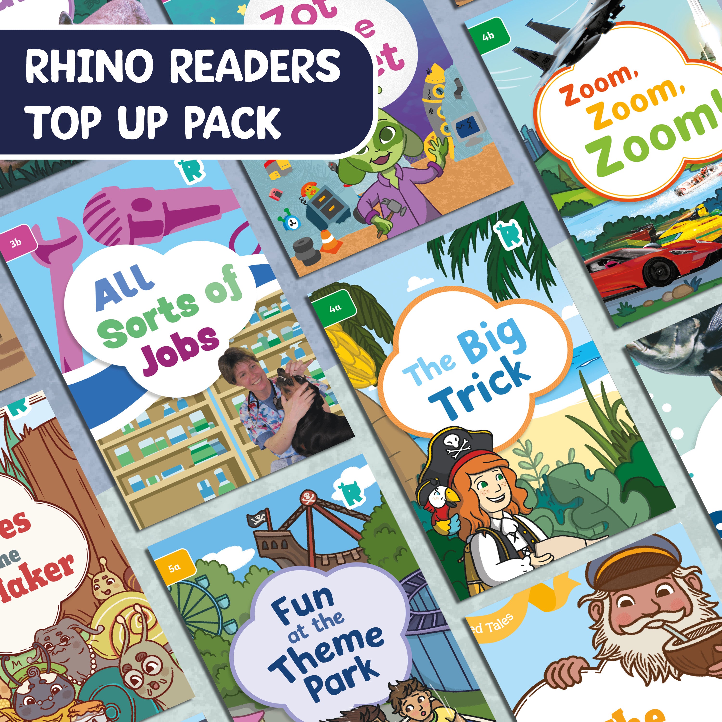 Twinkl Rhino Readers - Top Up Pack