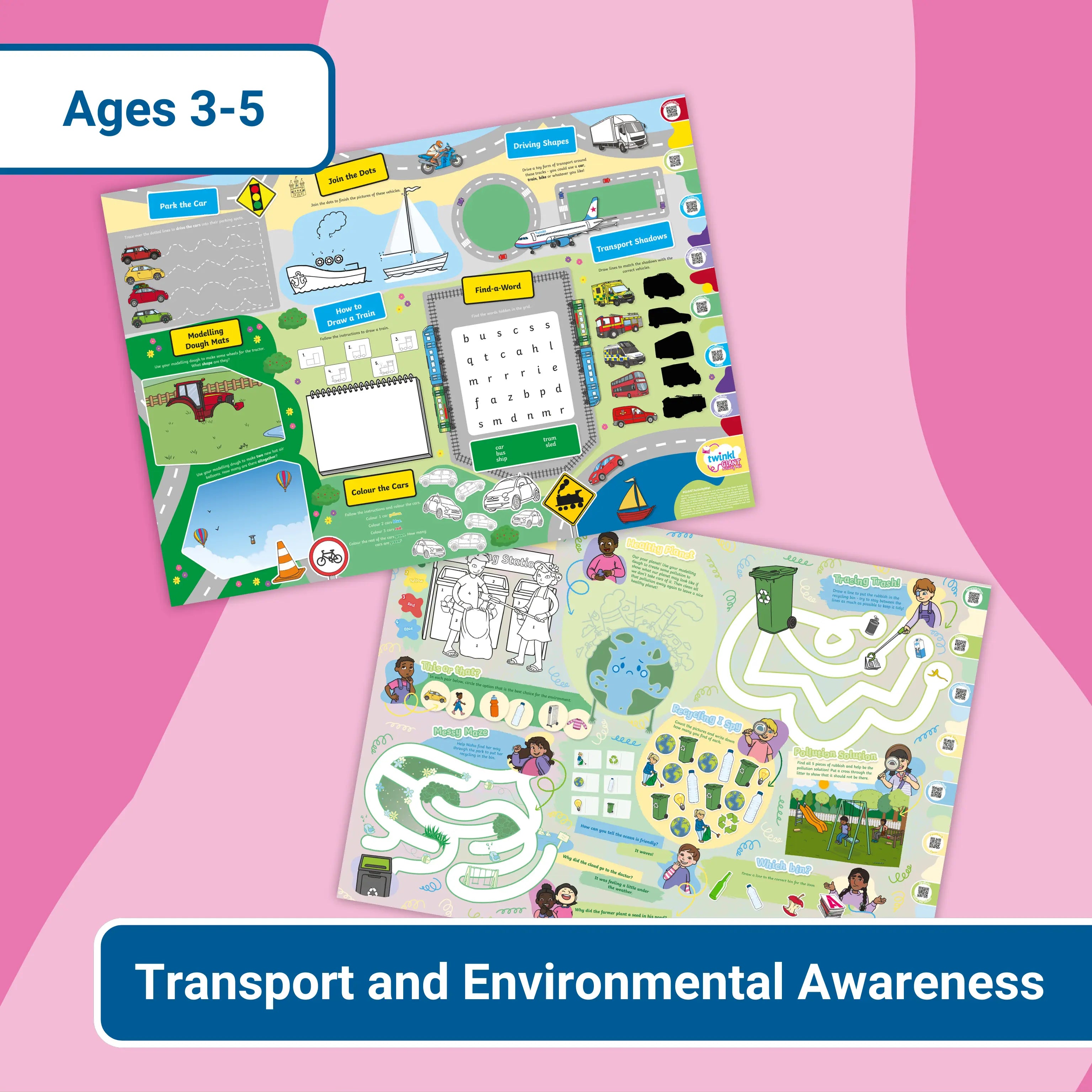 Giant Activity Mat - Transport and Environmental Awareness