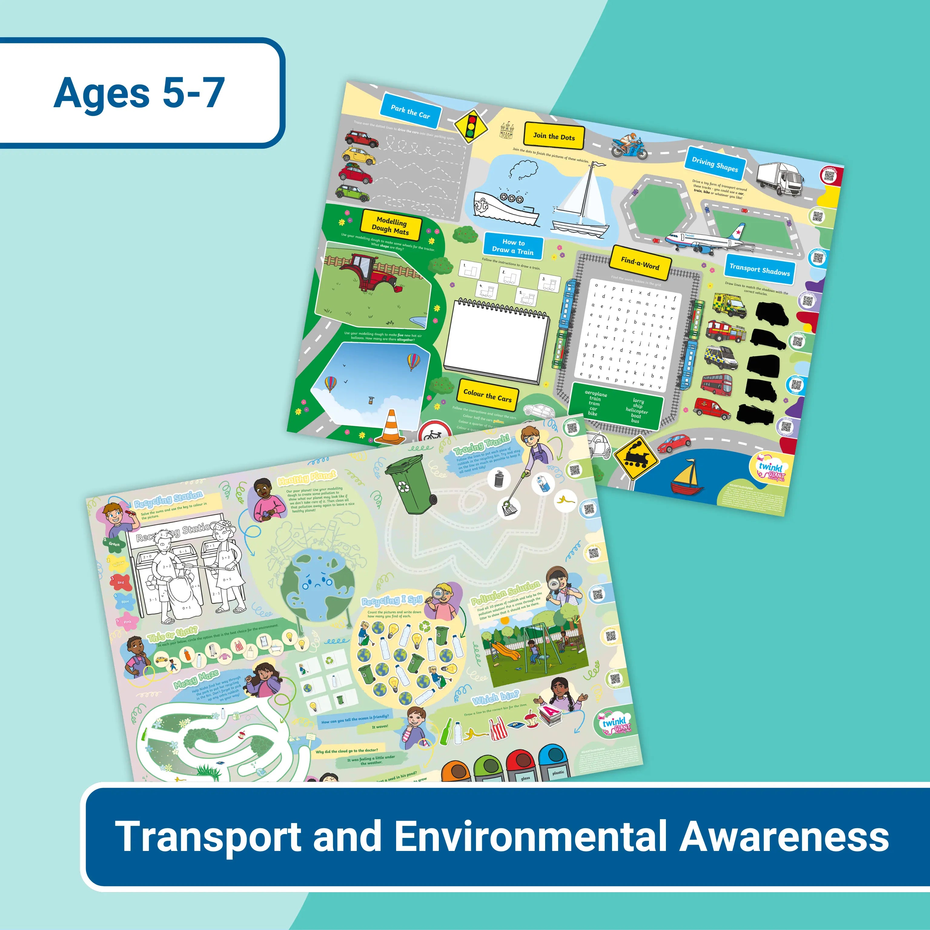 Giant Activity Mat - Transport and Environmental Awareness