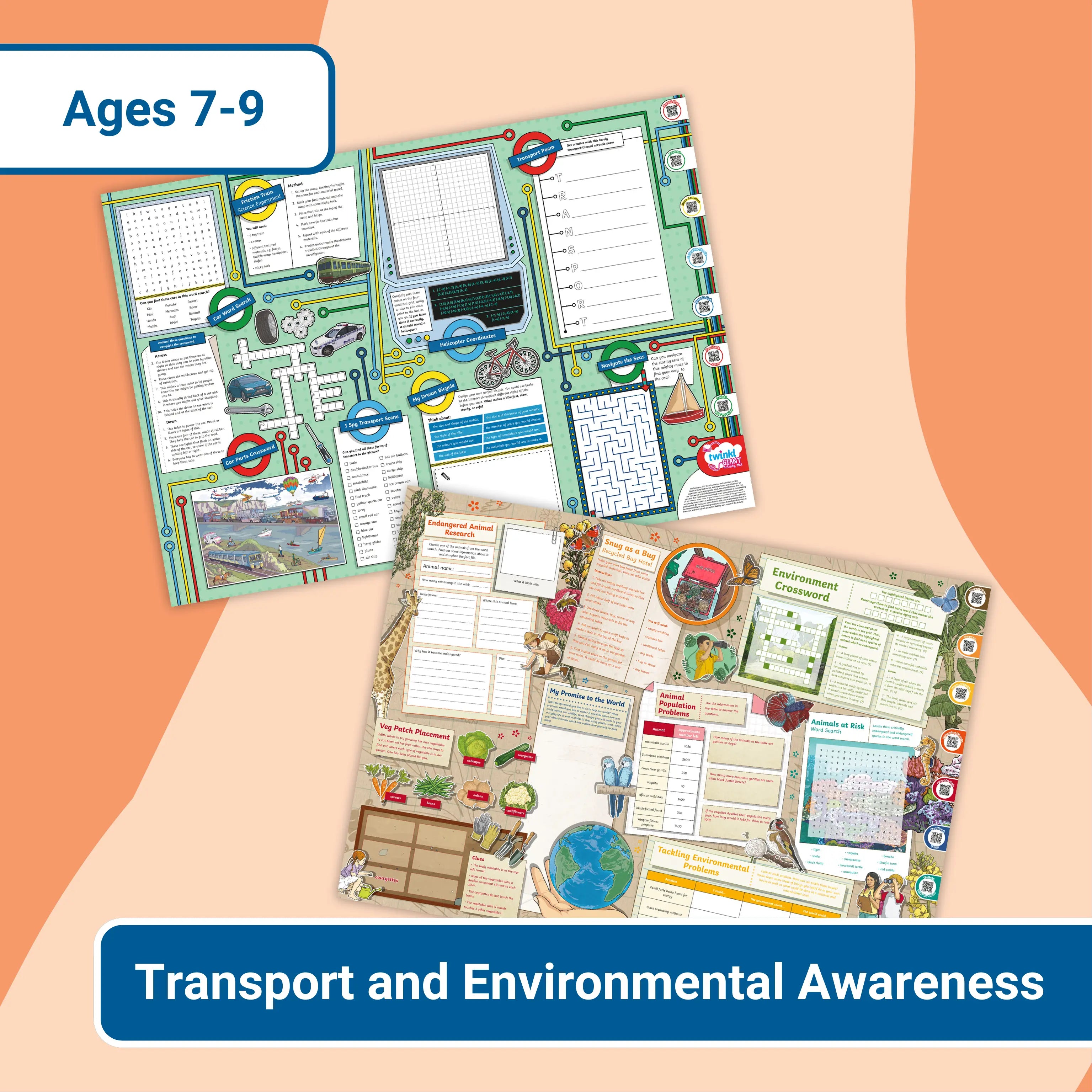 Giant Activity Mat - Transport and Environmental Awareness